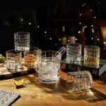 Glass Ice Bucket with Plastic Tong