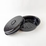 Enamel Roasting Pan with Stainless Steel Grill - Image 2