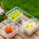 Vegetable Fruit Storage Containers, Refrigerator Storage Containers, Fresh Products Saver with Lids and Vents,Stackable Salad Lettuce Keeper for Refrigerator,BPA-free Stay Fresh Containers Bin - Image 5