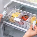 Vegetable Fruit Storage Containers, Refrigerator Storage Containers, Fresh Products Saver with Lids and Vents,Stackable Salad Lettuce Keeper for Refrigerator,BPA-free Stay Fresh Containers Bin - Image 6