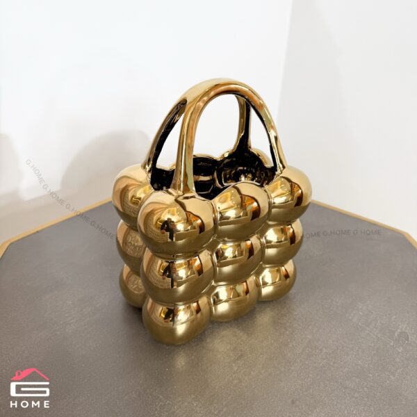 Bubble Ceramic Handbag Vase