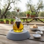 Oil/Vinegar Glass Bottle