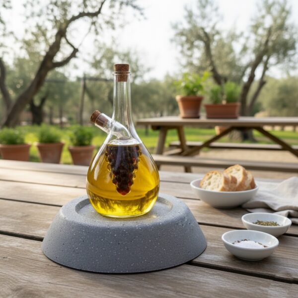 Oil/Vinegar Glass Bottle