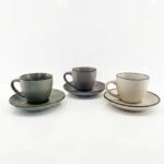 Porcelain Coffee Cups - 12 Pcs - Image 2