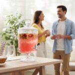 Glass Juice Dispenser - 4.5 Liter