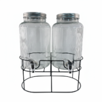Double Glass Juice Dispenser - 2*5.5 Liter - Image 2
