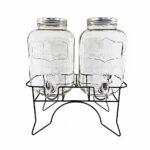 Double Glass Juice Dispencer - 2*5 Liter - Image 2