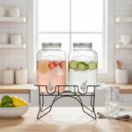 Double Glass Juice Dispencer - 2*5 Liter