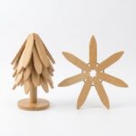 Bamboo Tree Coasters - 5 Pieces- 20 cm - Image 3