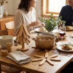 Bamboo Tree Coasters - 5 Pieces- 20 cm