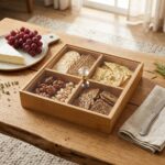 Bamboo Serving Tray with Plexi Glass Cover