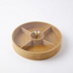 Bamboo Serving Tray with Plexi Glass Cover - Image 2