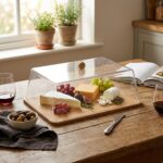 Rectangular Bamboo Serving Tray with Clear Acrylic Dome - Image 3