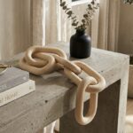 Wood Decorative Chain - Bohemian Style - 55 cm