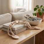 Wood Decorative Rosary - Bohemian Style - 80 cm