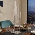 Crystal Candle Holder - 5 Candles - 67 cm
