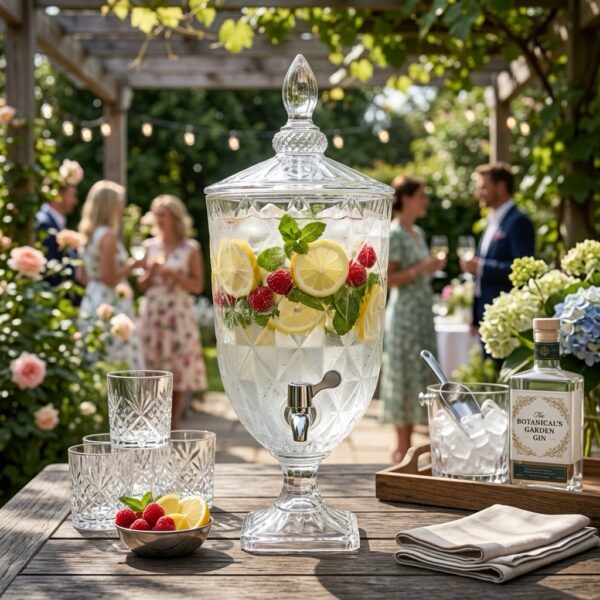 Glass Juice Dispenser - Beverage Dispenser - 4.5 Liter