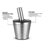 Stainless Steel Mortar & Pestle - Image 2