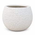 Moon Style Round Plastic Planter Box | 26x27 cm - Image 2